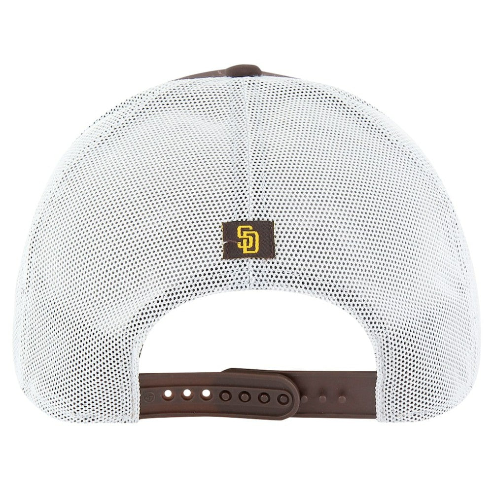 San Diego Padres '47 Downburst Trucker Adjustable Hat - Brown Hats