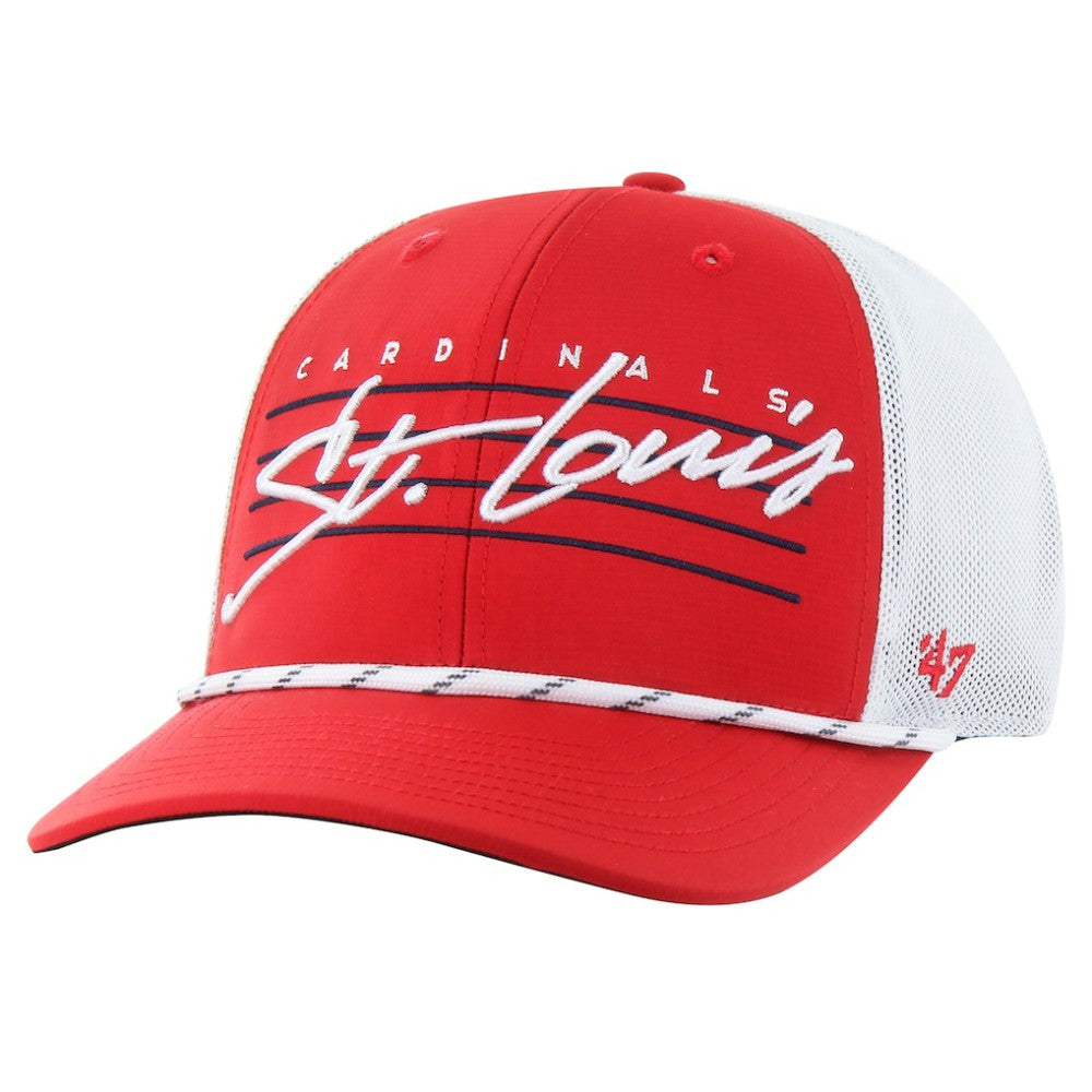 St. Louis Cardinals '47 Downburst Trucker Adjustable Hat - Red Hats