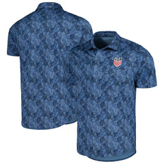 USMNT Antigua Resort Button-Up Shirt Navy shop
