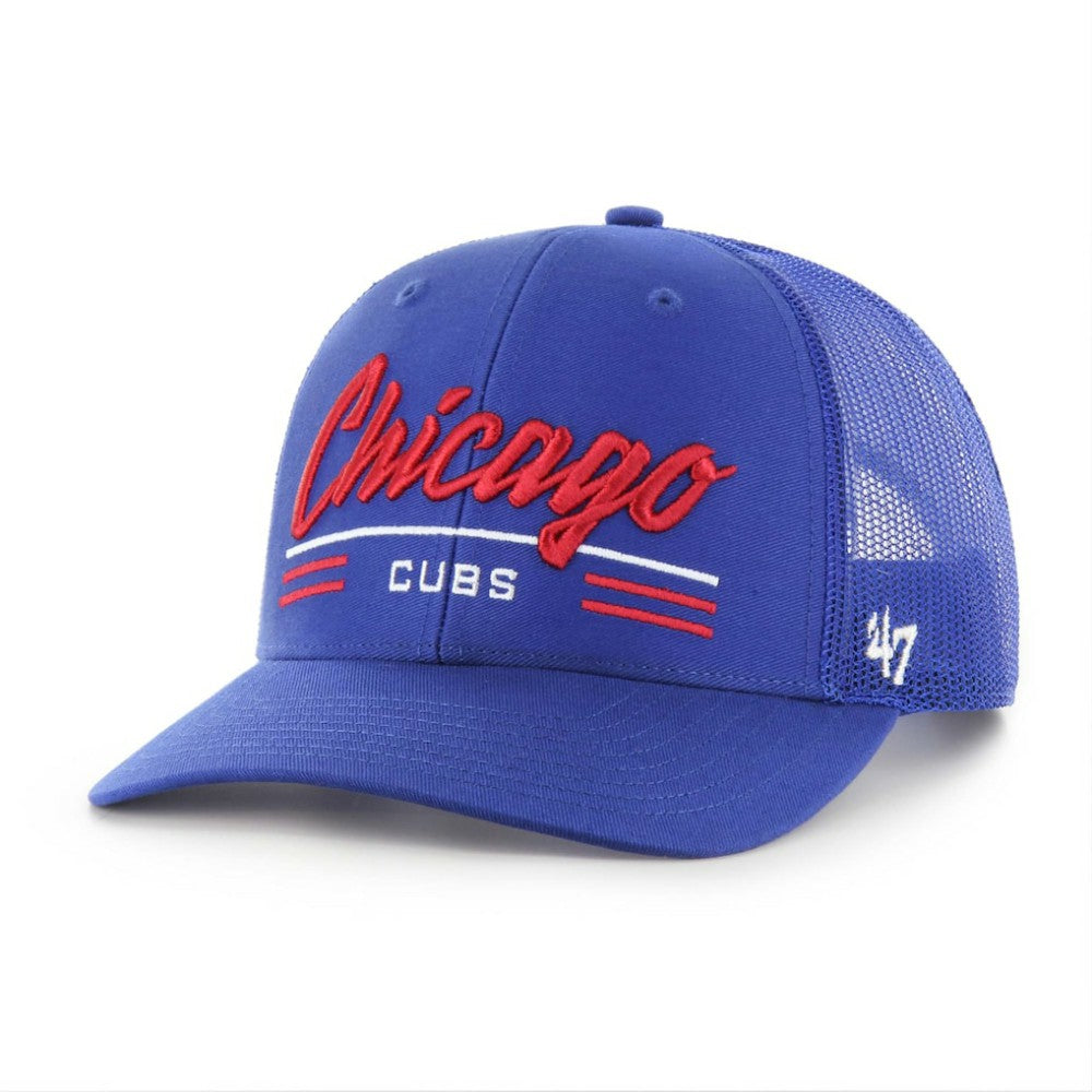 Chicago Cubs '47 Garner Trucker Adjustable Hat - Royal Hats