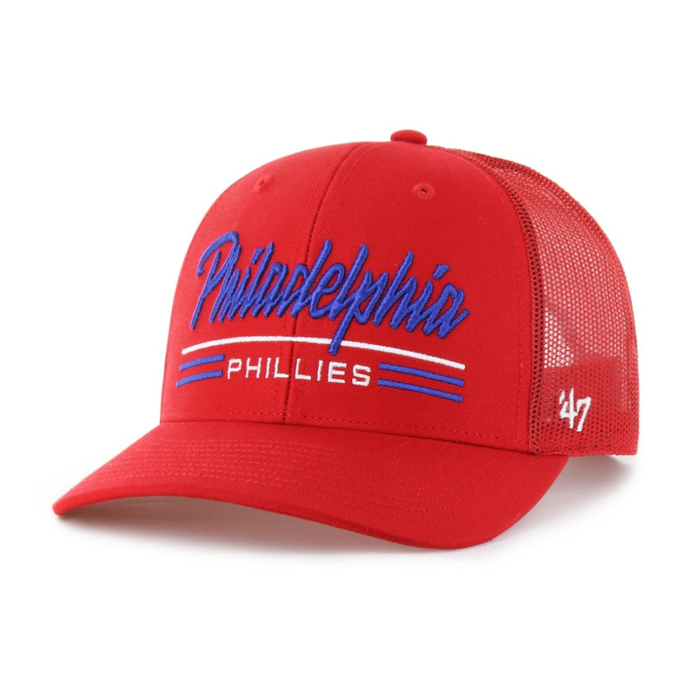 Philadelphia Phillies '47 Garner Trucker Adjustable Hat - Red Hats