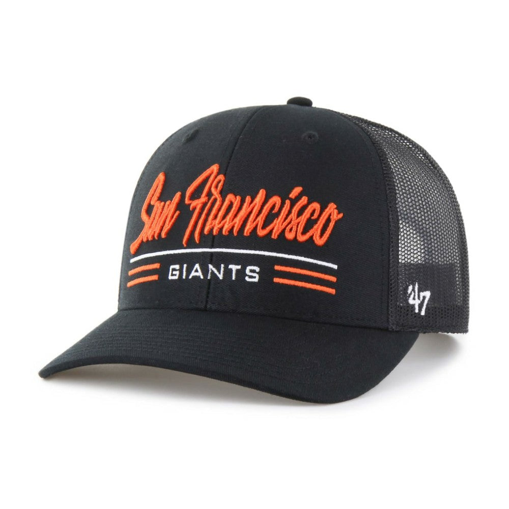 San Francisco Giants '47 Garner Trucker Adjustable Hat - Black Hats