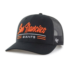 San Francisco Giants '47 Garner Trucker Adjustable Hat - Black Hats