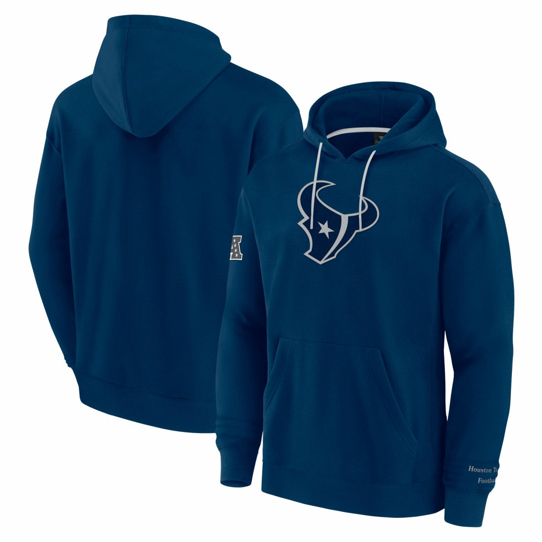 Houston Texans Elements Pace Pullover Hoodie Navy