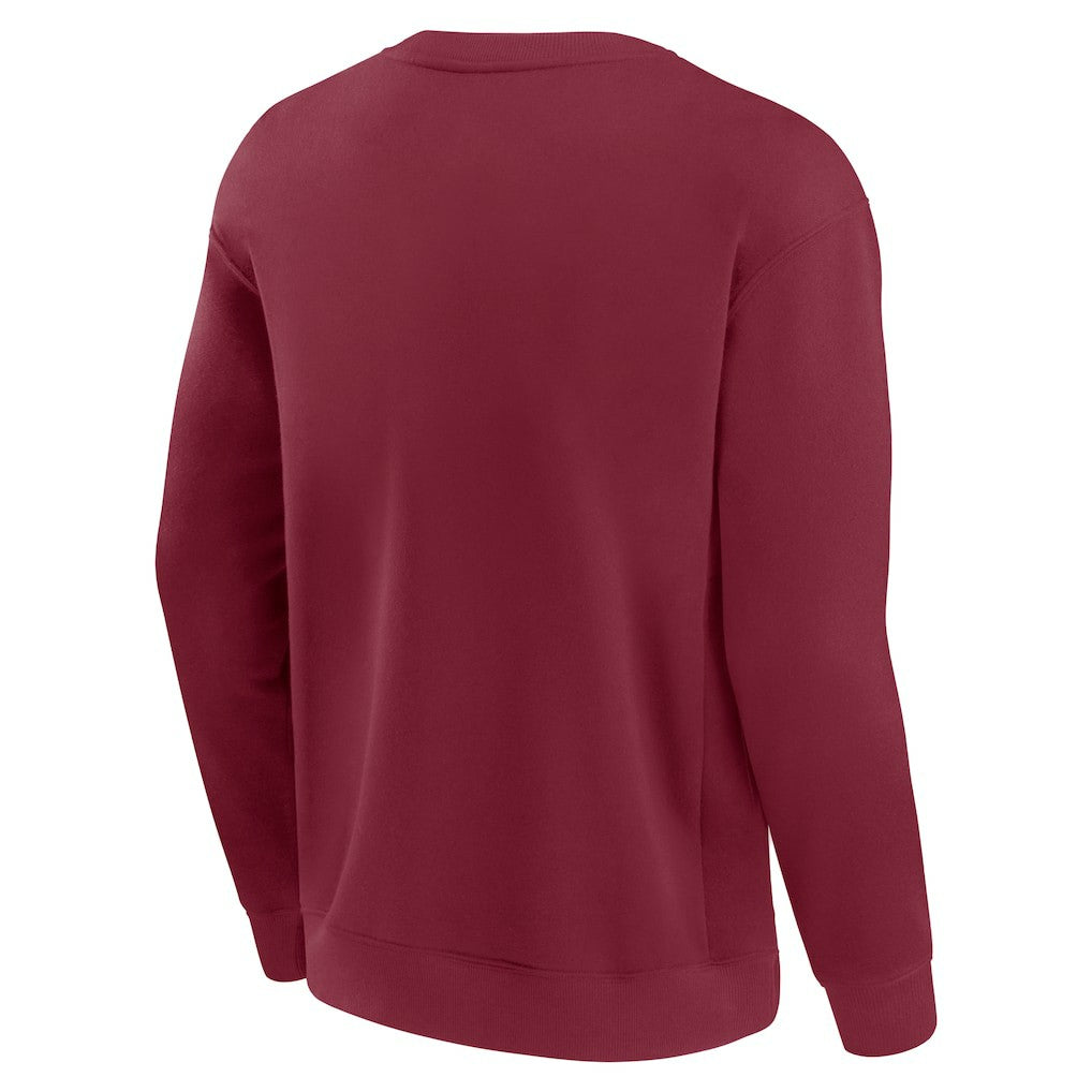 Washington Commanders Unisex Elements Unlimited Fleece Pullover Sweatshirt Burgundy