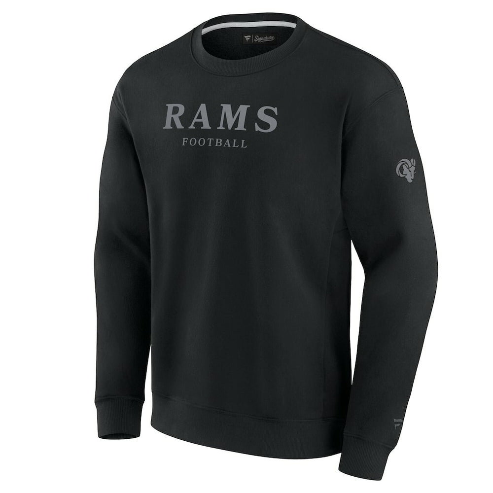 Los Angeles Rams Unisex Elements Unlimited Fleece Pullover Sweatshirt Black