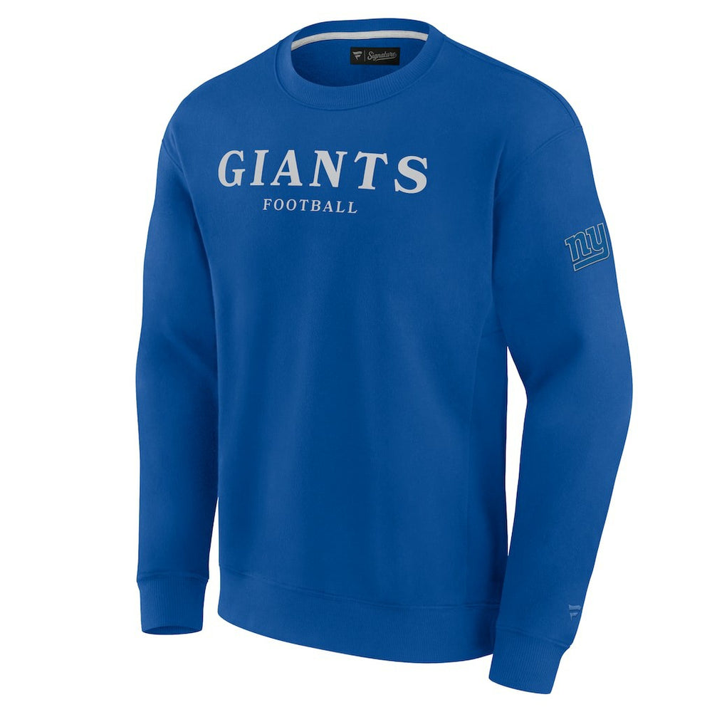 New York Giants Unisex Elements Unlimited Fleece Pullover Sweatshirt Royal