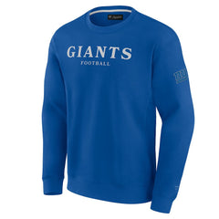 New York Giants Unisex Elements Unlimited Fleece Pullover Sweatshirt Royal
