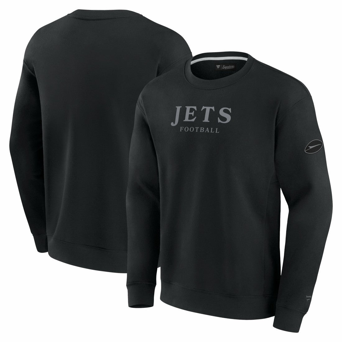 New York Jets Unisex Elements Unlimited Fleece Pullover Sweatshirt Black