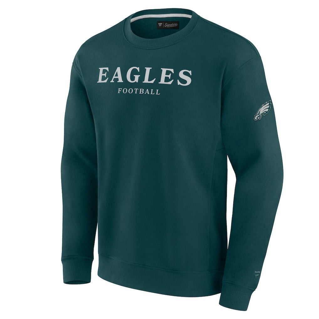 Philadelphia Eagles Unisex Elements Unlimited Fleece Pullover Sweatshirt Midnight Green