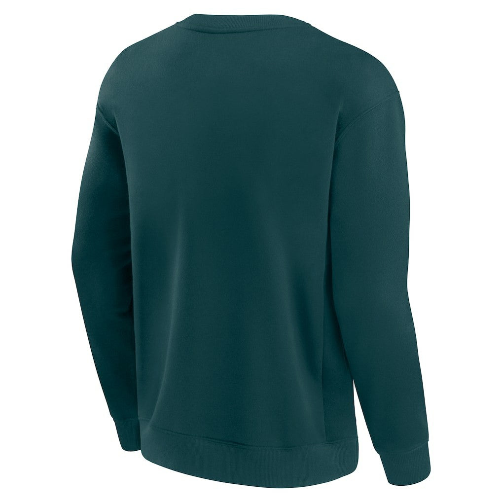 Philadelphia Eagles Unisex Elements Unlimited Fleece Pullover Sweatshirt Midnight Green