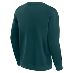 Philadelphia Eagles Unisex Elements Unlimited Fleece Pullover Sweatshirt Midnight Green