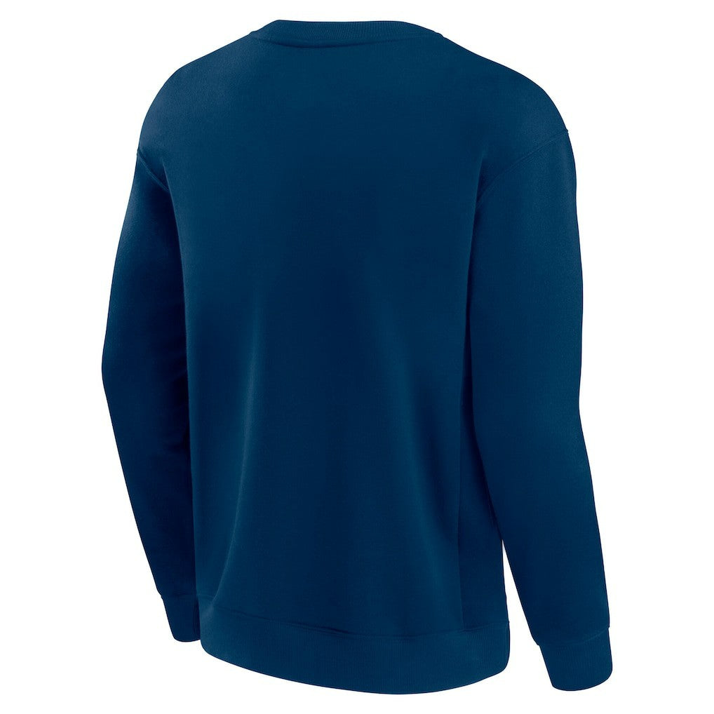 Chicago Bears Unisex Elements Unlimited Fleece Pullover Sweatshirt Navy