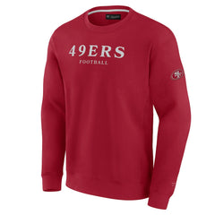 San Francisco 49ers Unisex Elements Unlimited Fleece Pullover Sweatshirt Scarlet