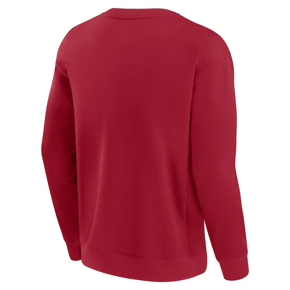 San Francisco 49ers Unisex Elements Unlimited Fleece Pullover Sweatshirt Scarlet
