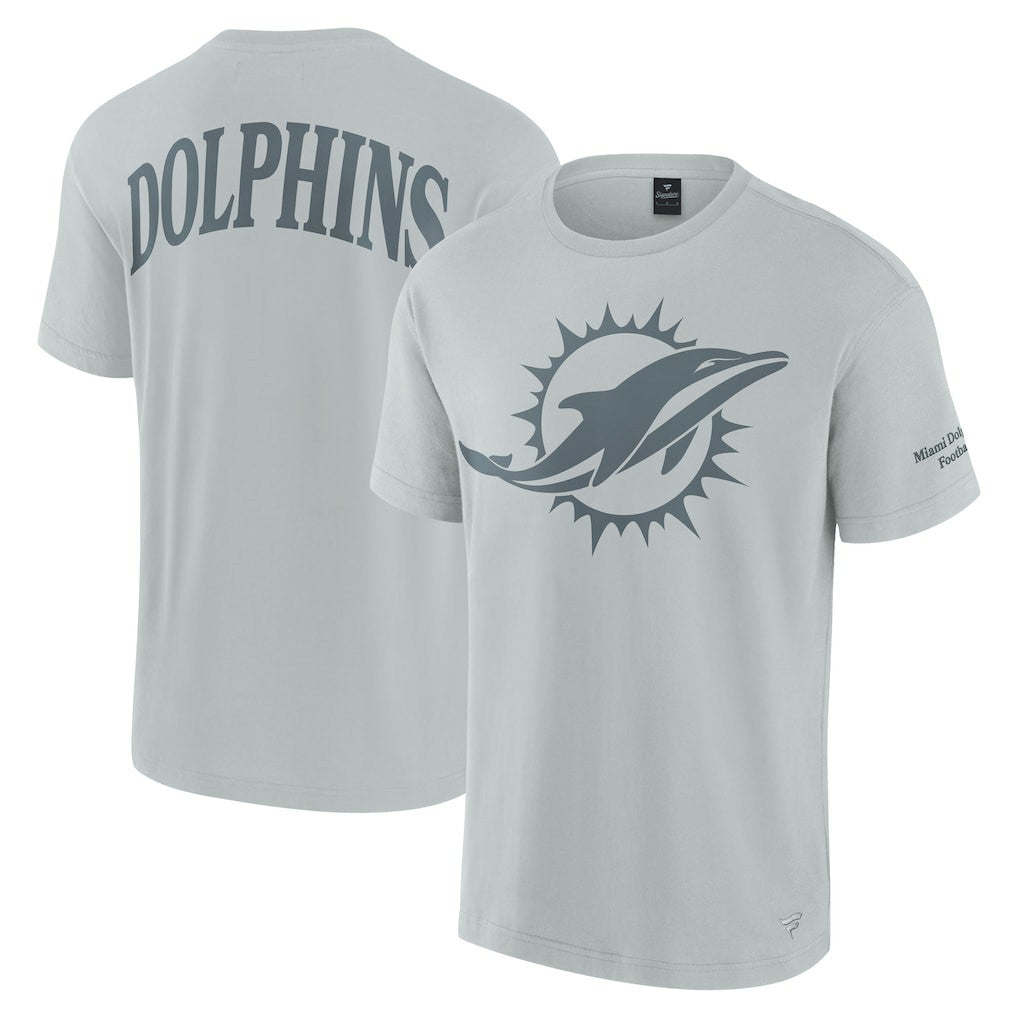 Miami Dolphins Unisex Elements Iconic T-Shirt Gray