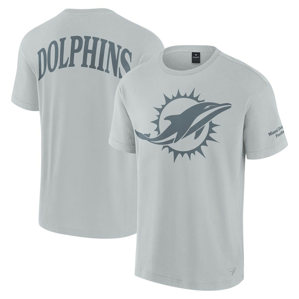 Miami Dolphins Unisex Elements Iconic T-Shirt Gray