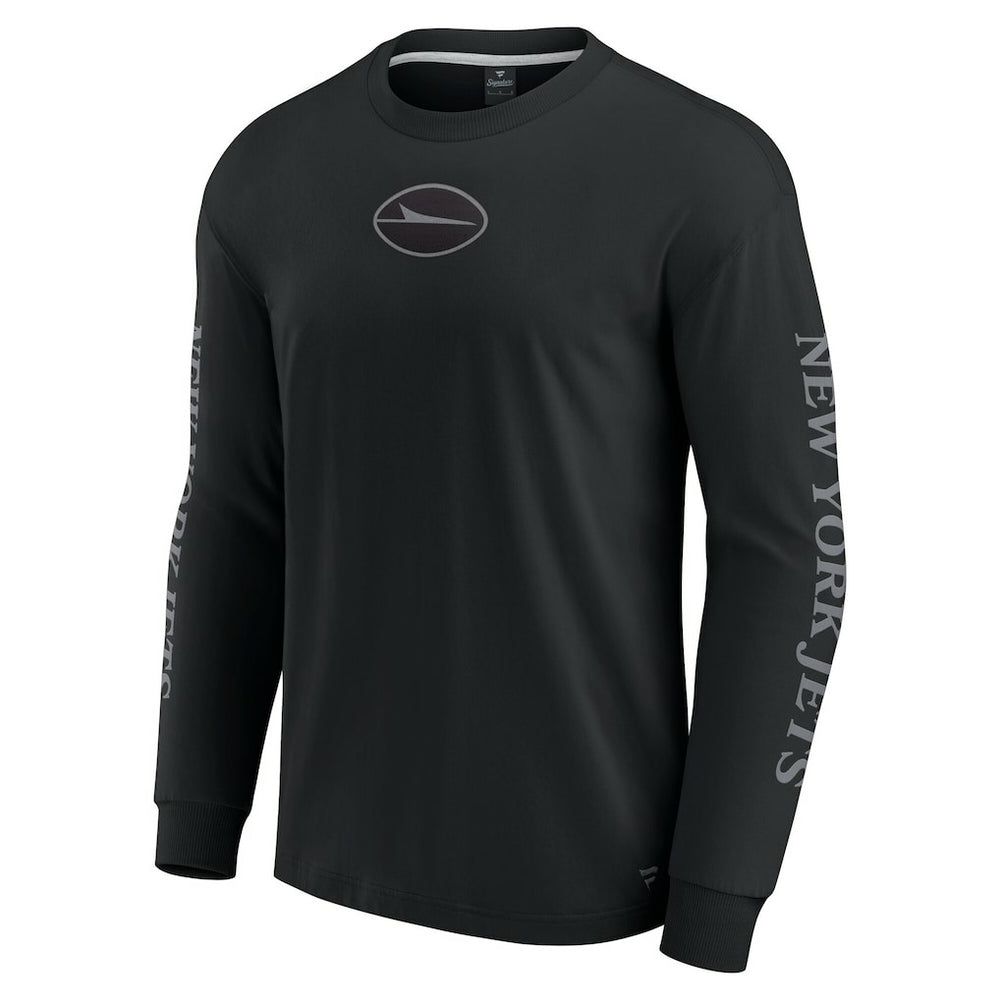 New York Jets Unisex Elements Strive Long Sleeve T-Shirt Black