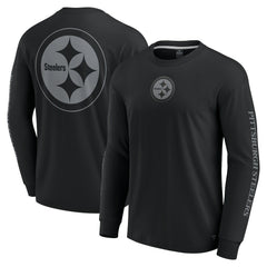 Pittsburgh Steelers Unisex Elements Strive Long Sleeve T-Shirt Black
