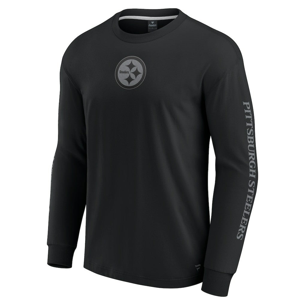 Pittsburgh Steelers Unisex Elements Strive Long Sleeve T-Shirt Black