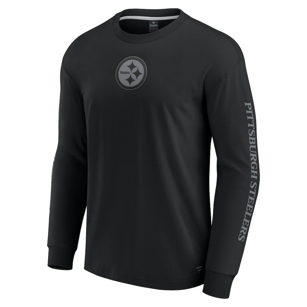 Pittsburgh Steelers Unisex Elements Strive Long Sleeve T-Shirt Black