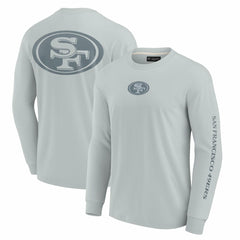 San Francisco 49ers Unisex Elements Strive Long Sleeve T-Shirt Gray