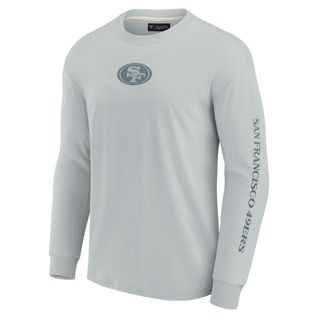 San Francisco 49ers Unisex Elements Strive Long Sleeve T-Shirt Gray