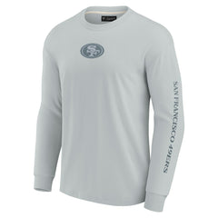 San Francisco 49ers Unisex Elements Strive Long Sleeve T-Shirt Gray