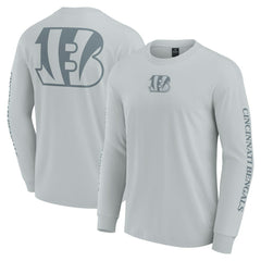 Cincinnati Bengals Unisex Elements Strive Long Sleeve T-Shirt Gray