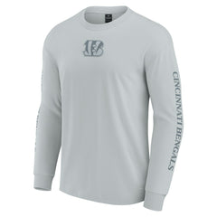 Cincinnati Bengals Unisex Elements Strive Long Sleeve T-Shirt Gray