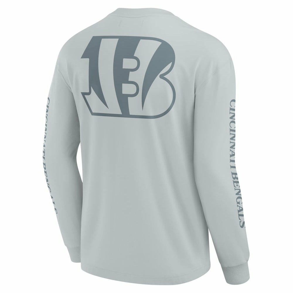 Cincinnati Bengals Unisex Elements Strive Long Sleeve T-Shirt Gray