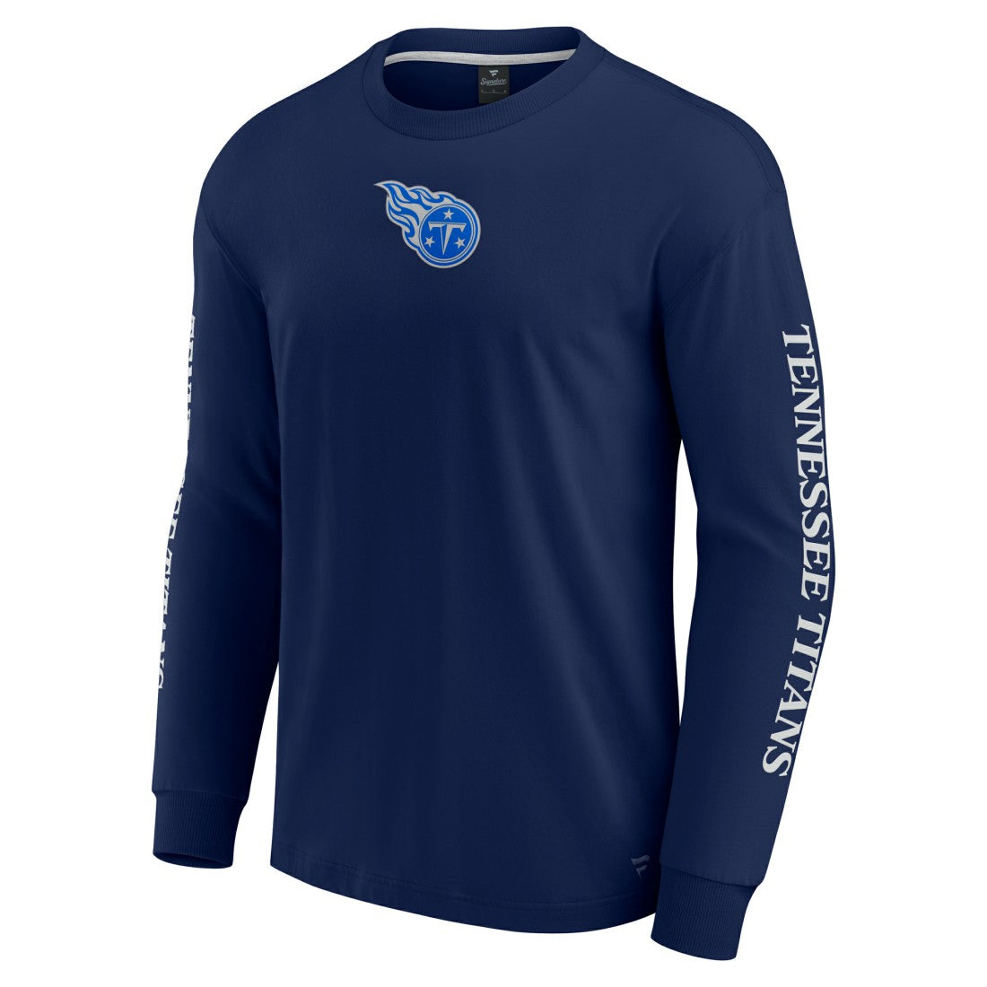 Tennessee Titans Unisex Elements Strive Long Sleeve T-Shirt Navy