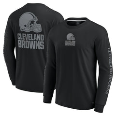 Cleveland Browns Unisex Elements Strive Long Sleeve T-Shirt Black