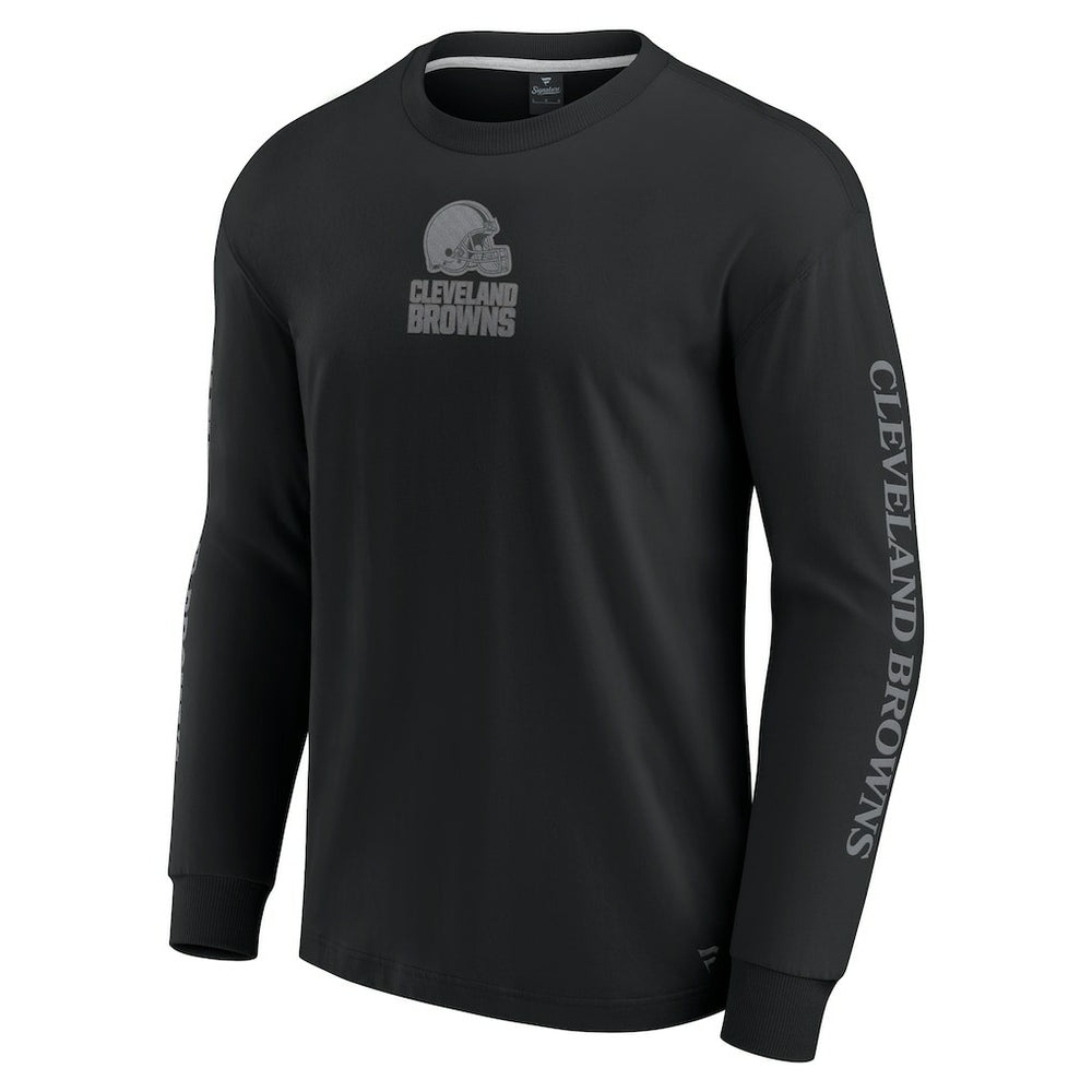 Cleveland Browns Unisex Elements Strive Long Sleeve T-Shirt Black