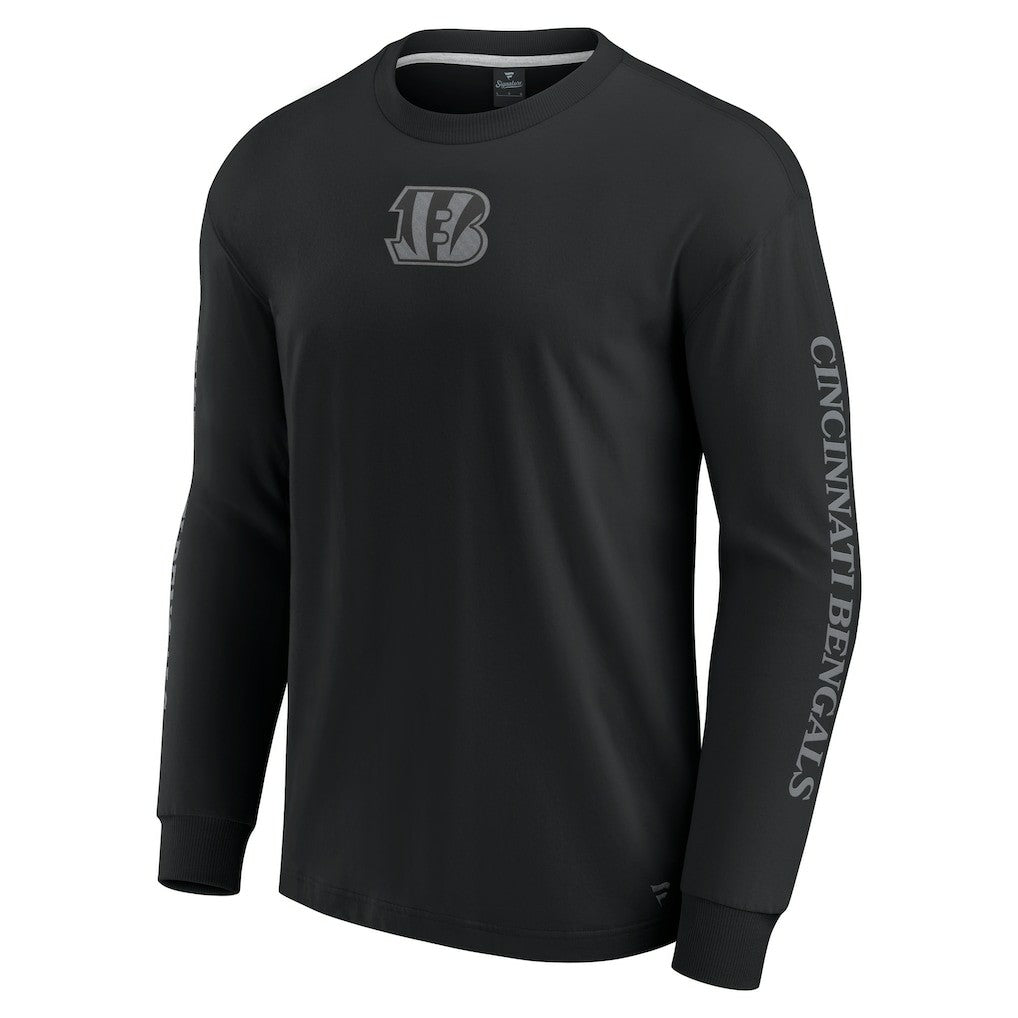 Cincinnati Bengals Unisex Elements Strive Long Sleeve T-Shirt Black
