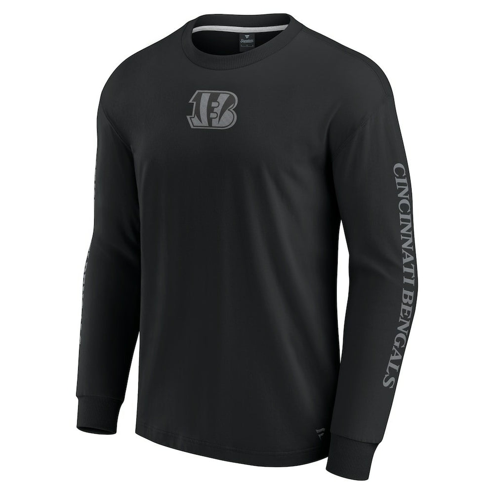 Cincinnati Bengals Unisex Elements Strive Long Sleeve T-Shirt Black