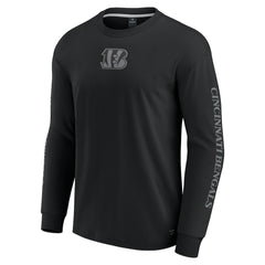 Cincinnati Bengals Unisex Elements Strive Long Sleeve T-Shirt Black