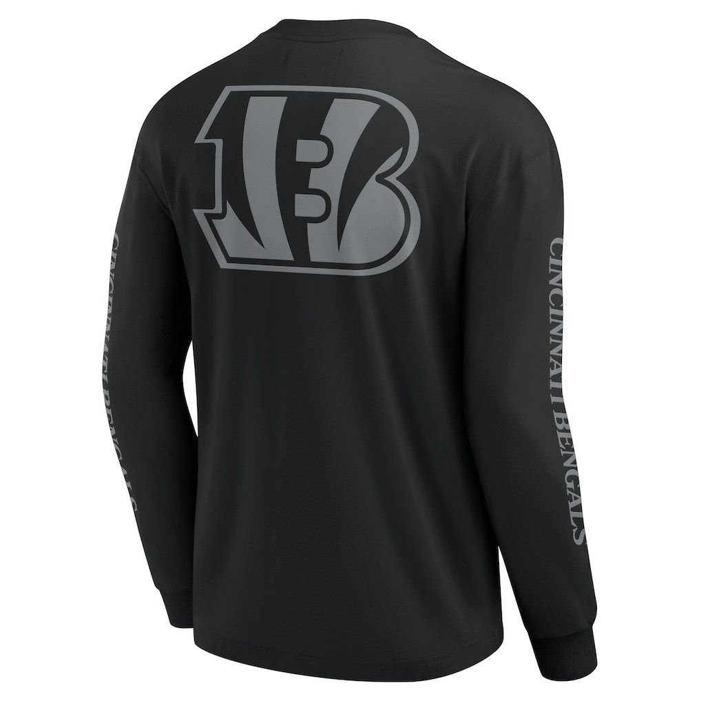 Cincinnati Bengals Unisex Elements Strive Long Sleeve T-Shirt Black