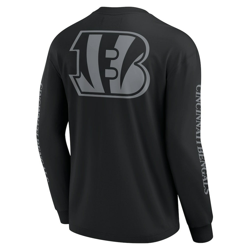 Cincinnati Bengals Unisex Elements Strive Long Sleeve T-Shirt Black