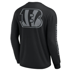 Cincinnati Bengals Unisex Elements Strive Long Sleeve T-Shirt Black