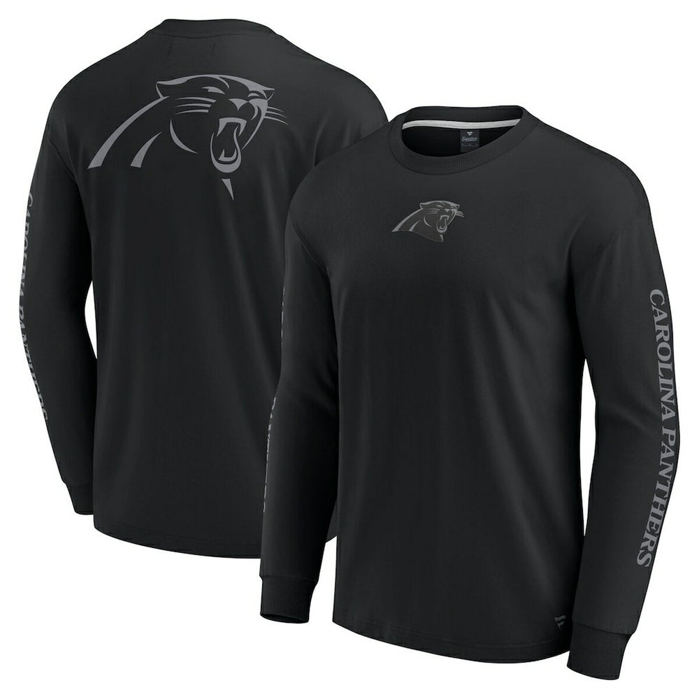 Carolina Panthers Unisex Elements Strive Long Sleeve T-Shirt Black