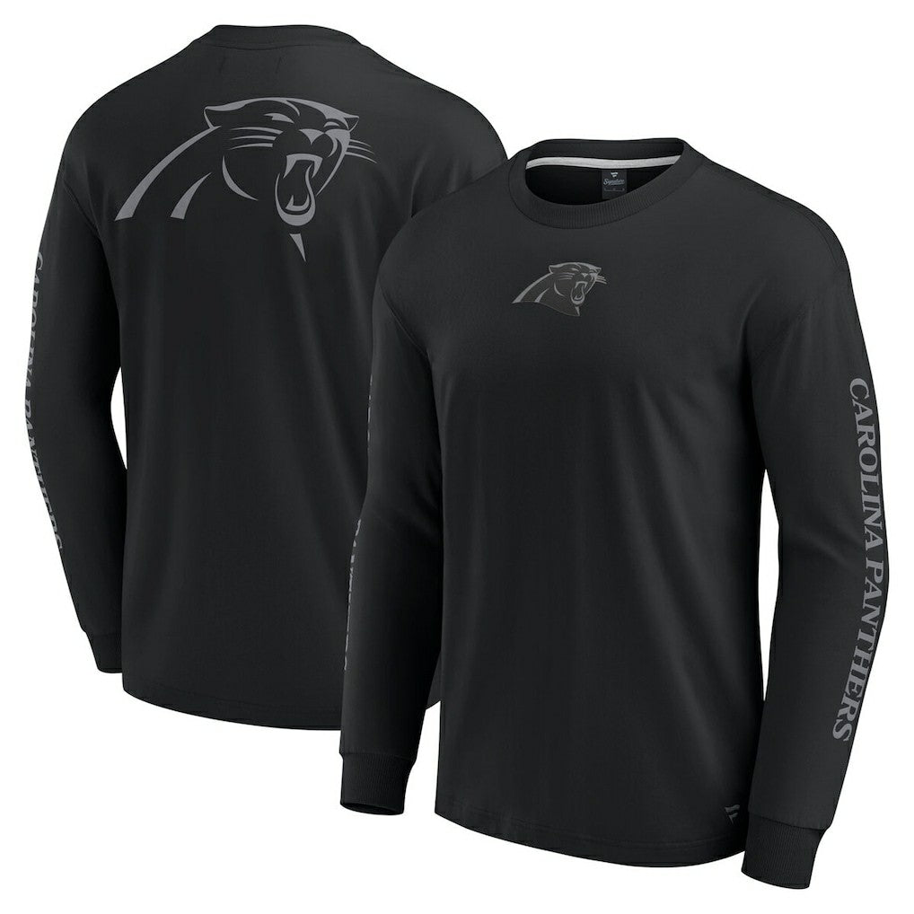 Carolina Panthers Unisex Elements Strive Long Sleeve T-Shirt Black