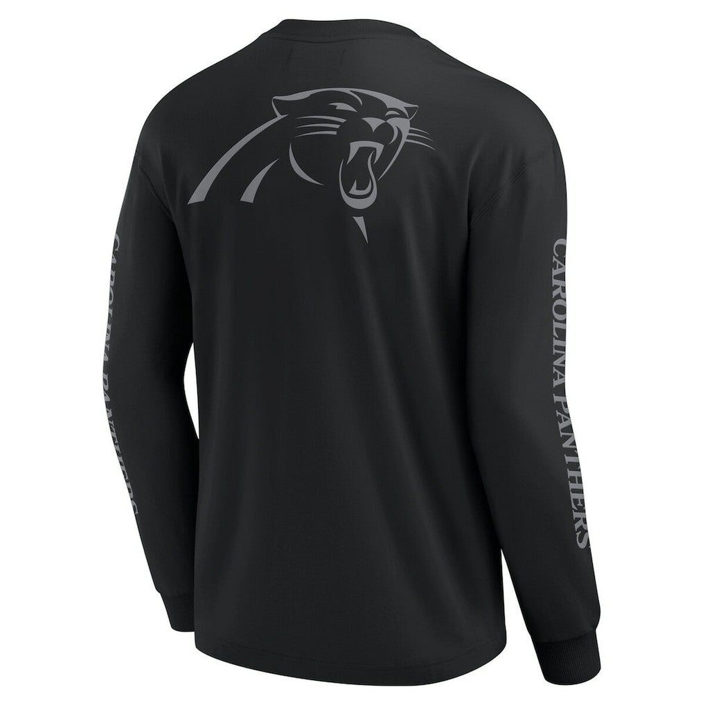 Carolina Panthers Unisex Elements Strive Long Sleeve T-Shirt Black