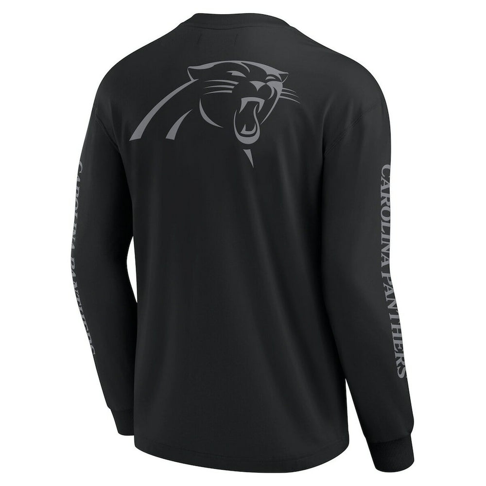 Carolina Panthers Unisex Elements Strive Long Sleeve T-Shirt Black