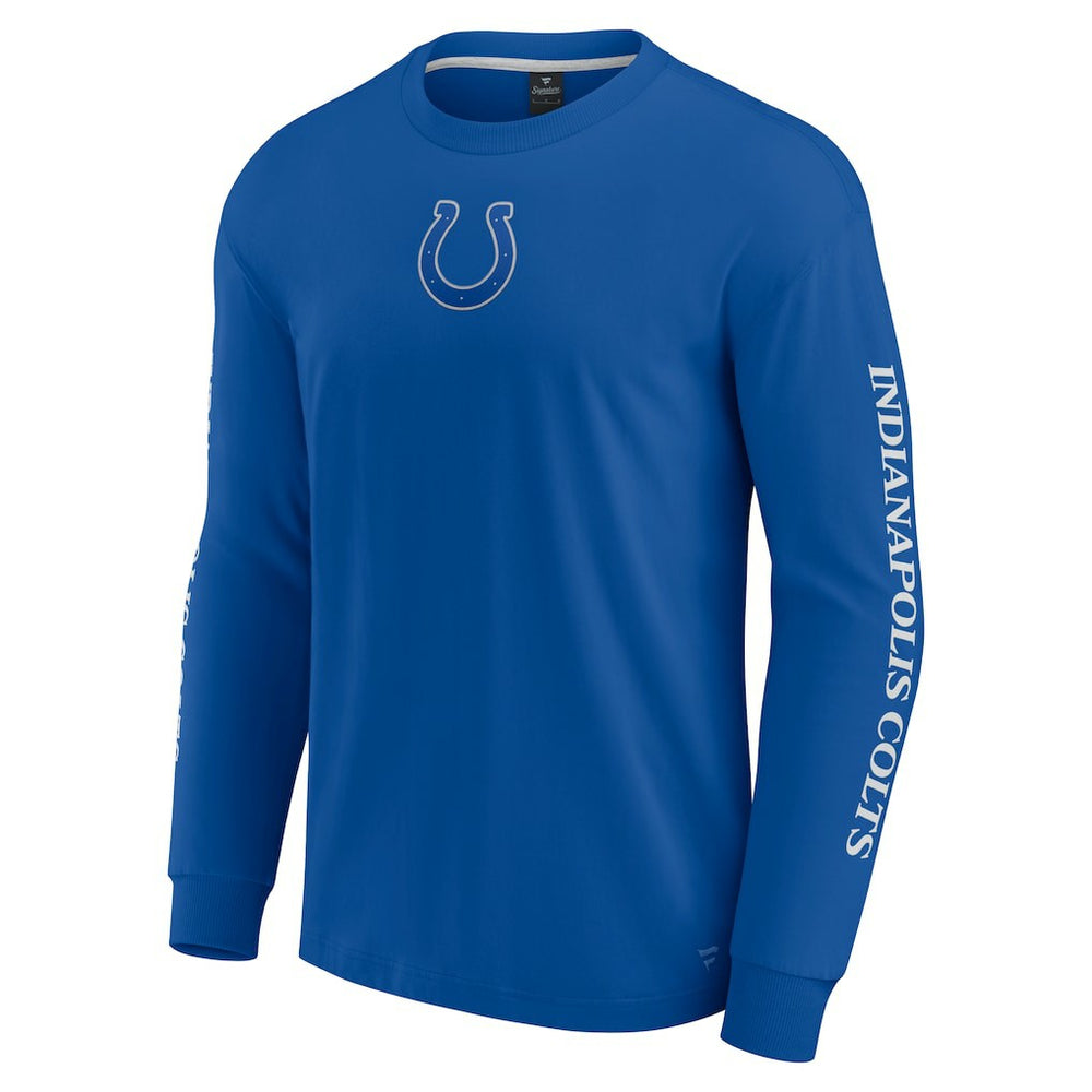 Indianapolis Colts Unisex Elements Strive Long Sleeve T-Shirt Royal