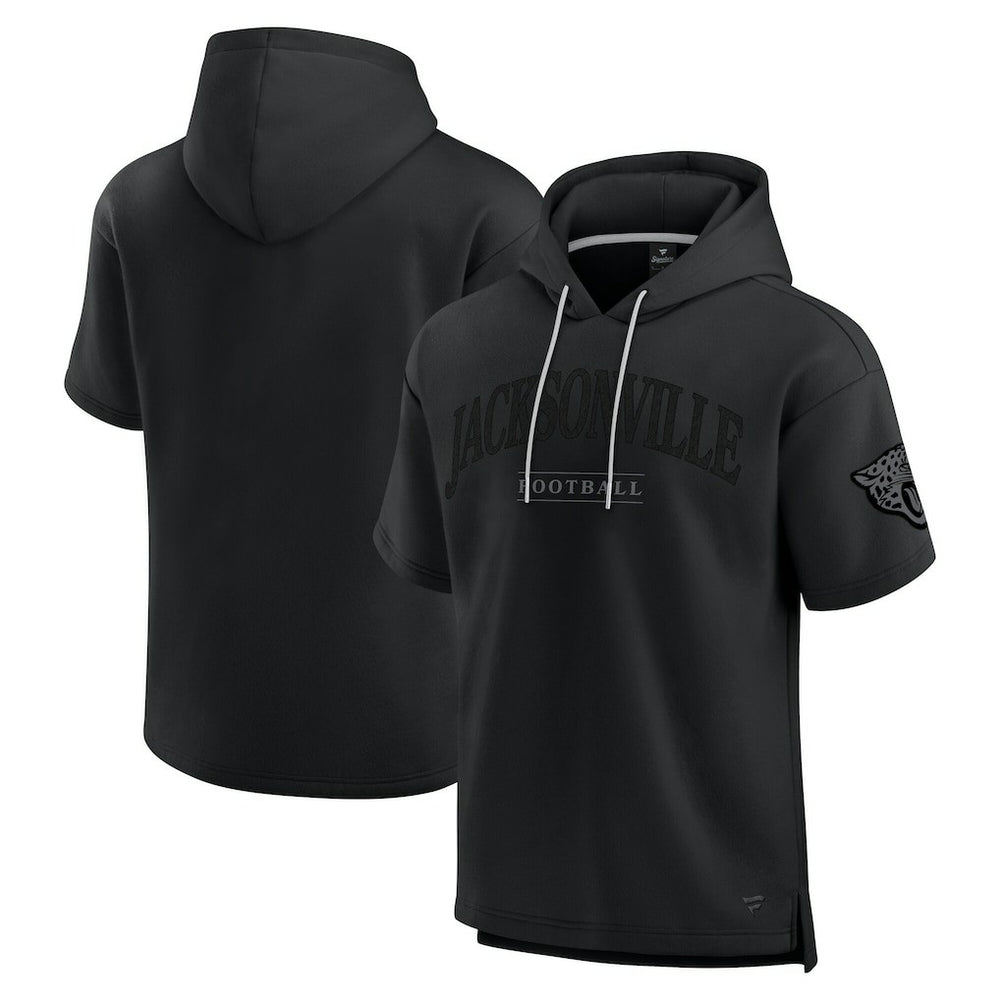 Jacksonville Jaguars Unisex Elements Ready Short Sleeve Pullover Hoodie Black