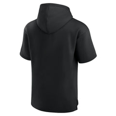 Las Vegas Raiders Unisex Elements Ready Short Sleeve Pullover Hoodie Black
