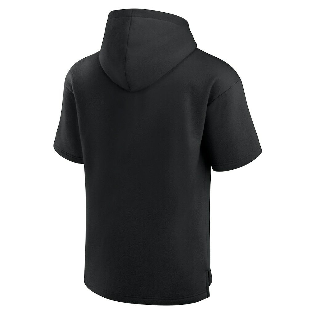 Miami Dolphins Unisex Elements Ready Short Sleeve Pullover Hoodie Black