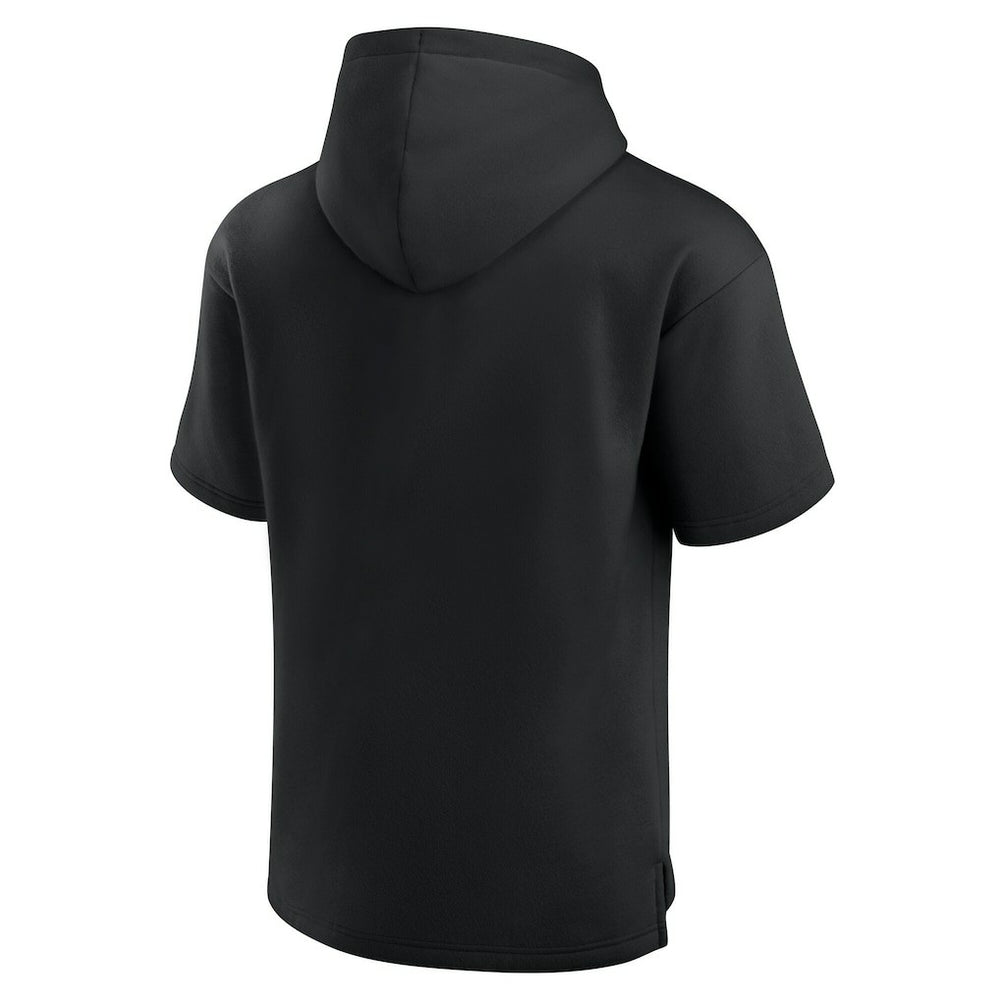 Miami Dolphins Unisex Elements Ready Short Sleeve Pullover Hoodie Black