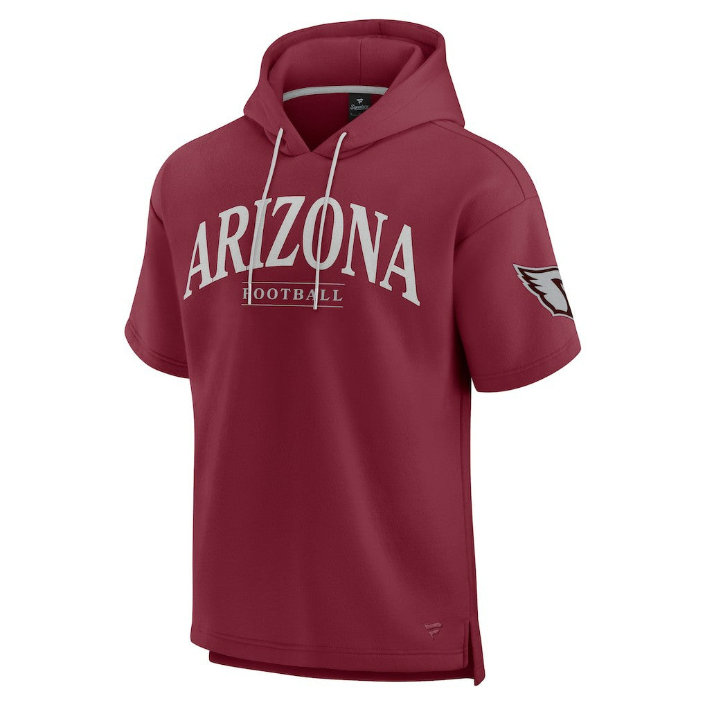 Arizona Cardinals Unisex Elements Ready Short Sleeve Pullover Hoodie Cardinal